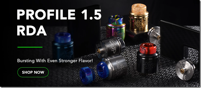 wotofo profile 1 5 rda pc banner thumb - 【レビュー】Wotofo Profile 1.5 RDA（ウォトフォ プロファイル 1.5 RDA）〜人気の爆煙ドリッパー後継機！マイナーチェンジで再登場(&Phi;д&Phi;)編〜