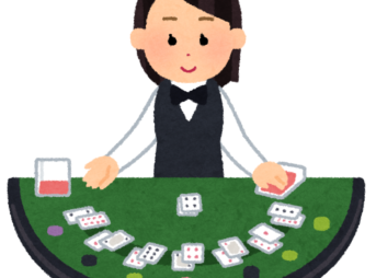 casino dealer woman thumb 343x254 - 日本円カジノの実現化：IR施設建設とカジノ合法化のメリット